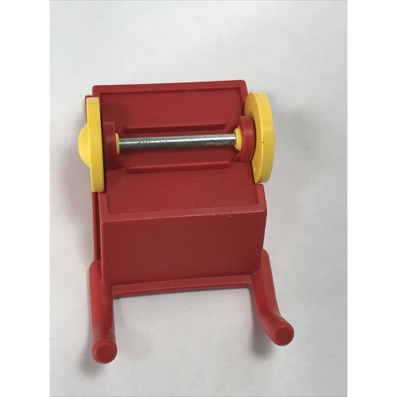 Vintage Yellow Wheels &amp; Red Barrow Lego Duplo Farm Wheel Barrow Replacement - Picture 5 of 9